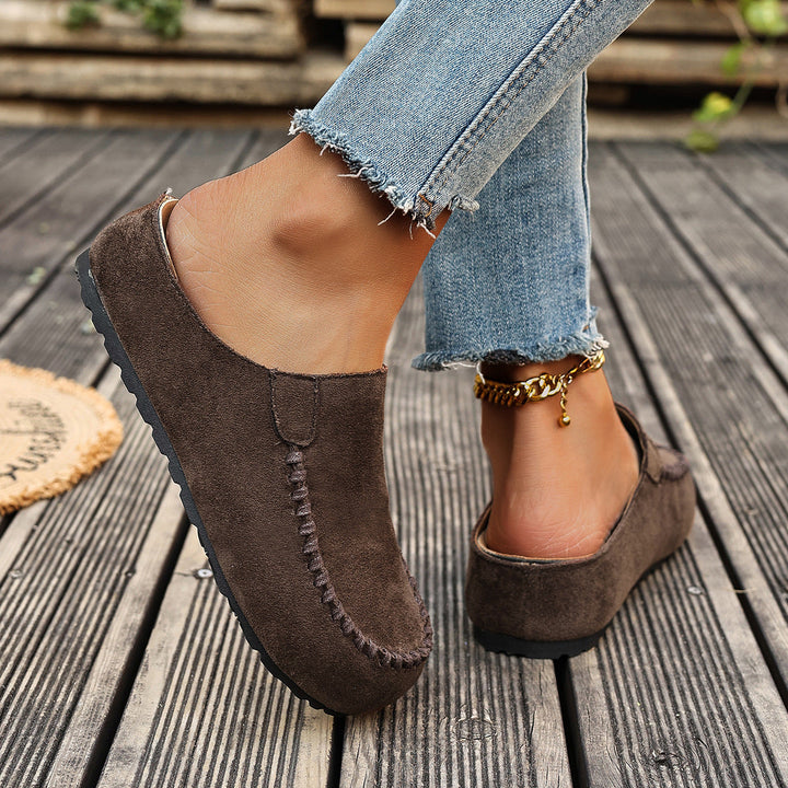 Cushioned Open-Toe Retro-Inspired Orthopedic Slippers for Women with Arch Support