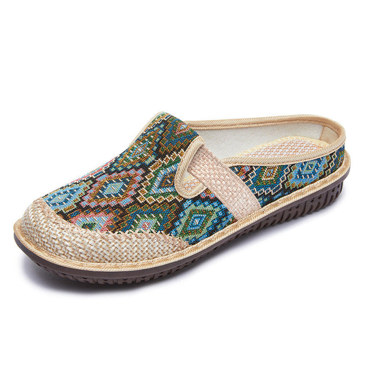 Rosie | Cushioned Open-Toe Embroidered Orthopedic Sandals with Arch Support