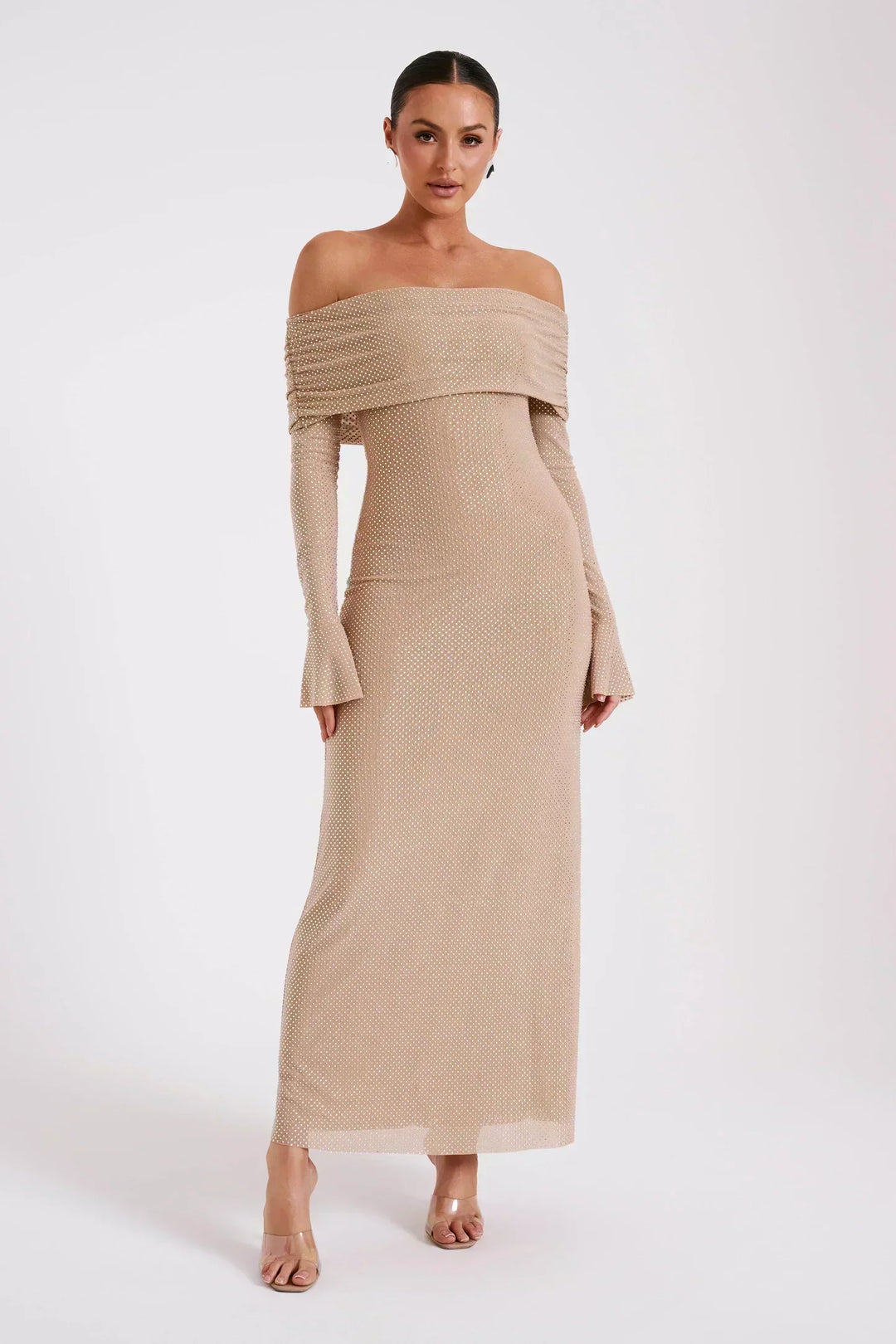 Astella | Women's Spray Maxi Dress with Long Sleeve