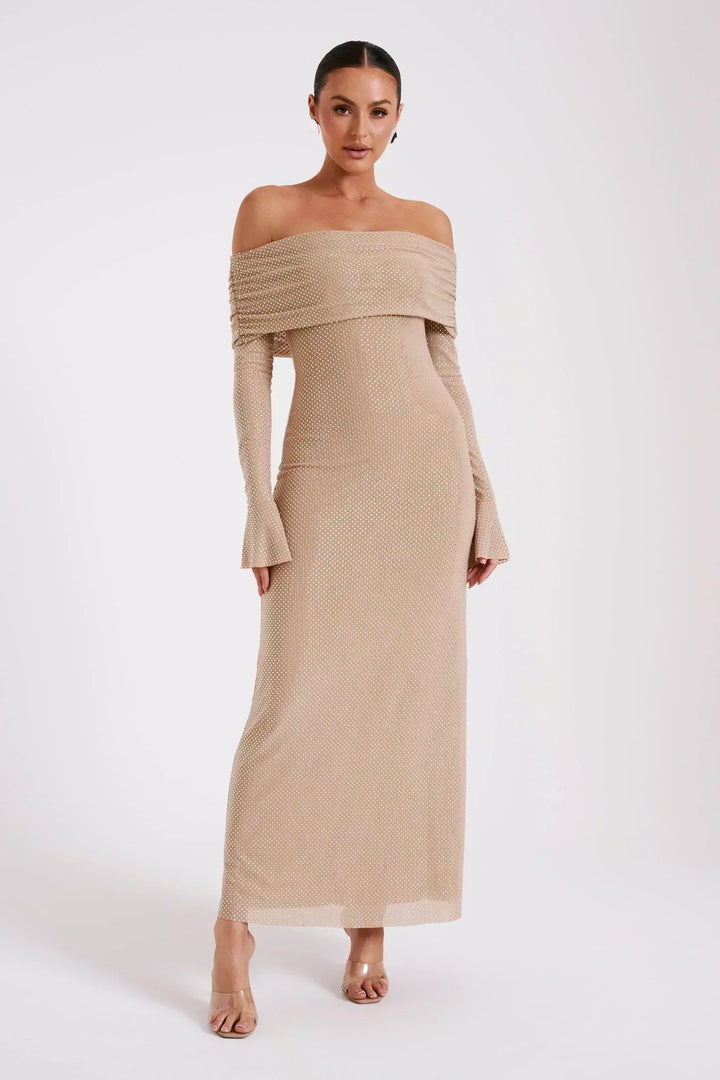 Astella | Women's Spray Maxi Dress with Long Sleeve