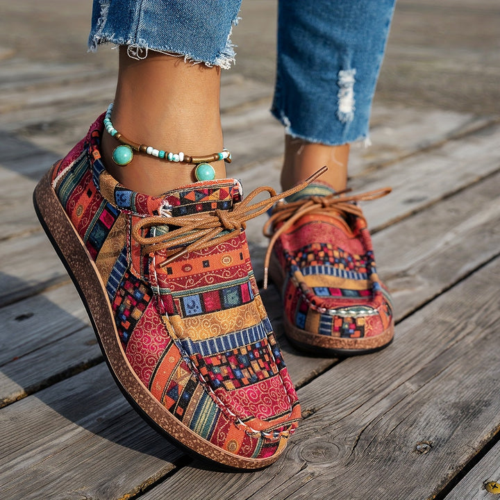 Cushioned Lace-Up Breathable and Cozy Women's Orthopedic Athletic Footwear