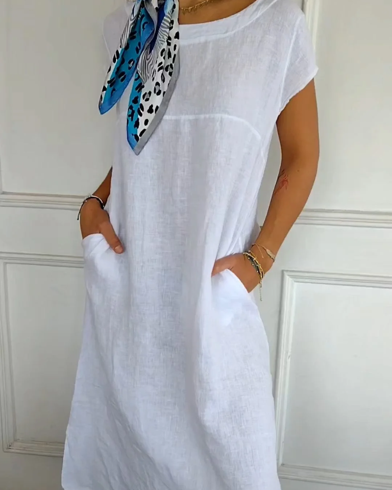 Brenna | Women's Casual Maxi Dress with Pockets