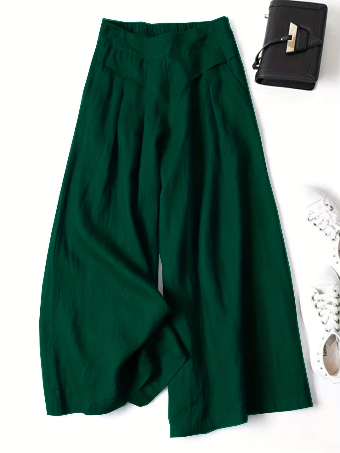 Bella | Women's Comfortable Wide-Leg Capri Trousers
