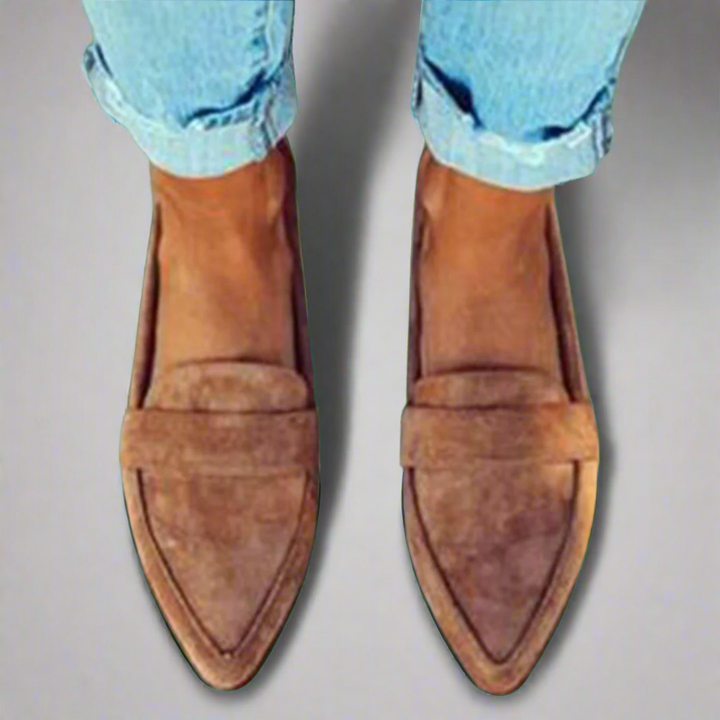 Selma | Women's Cushioned Buckle Elegant Loafers in Premium Material
