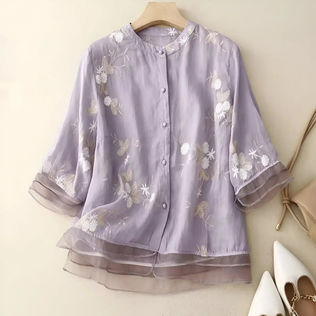 Madeline | Women's Lightweight Blouse with Long Sleeve