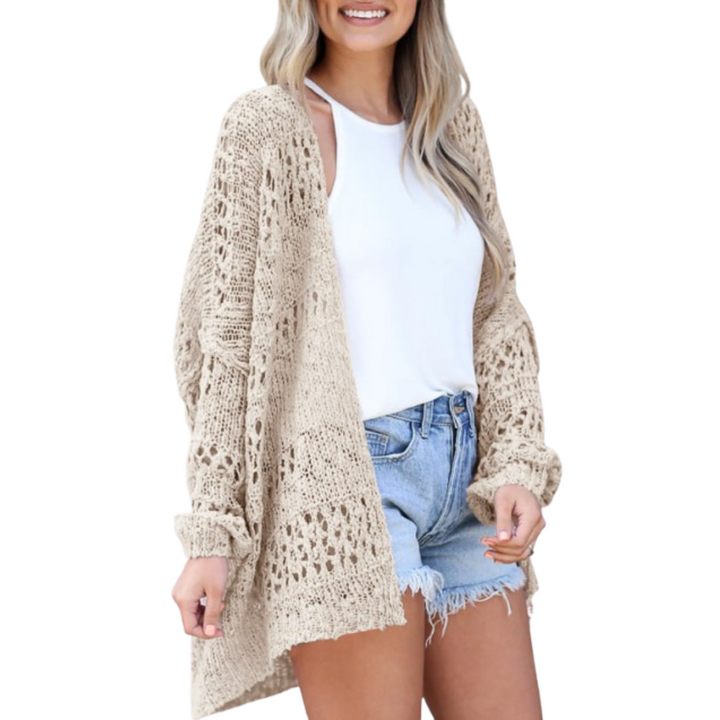 Arizela | Women's Longline Lightweight Oversized Boho Cardigan