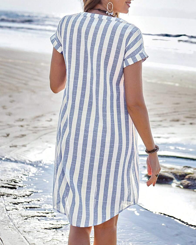 Aralyn | Women's Striped Coastal Breeze Dress