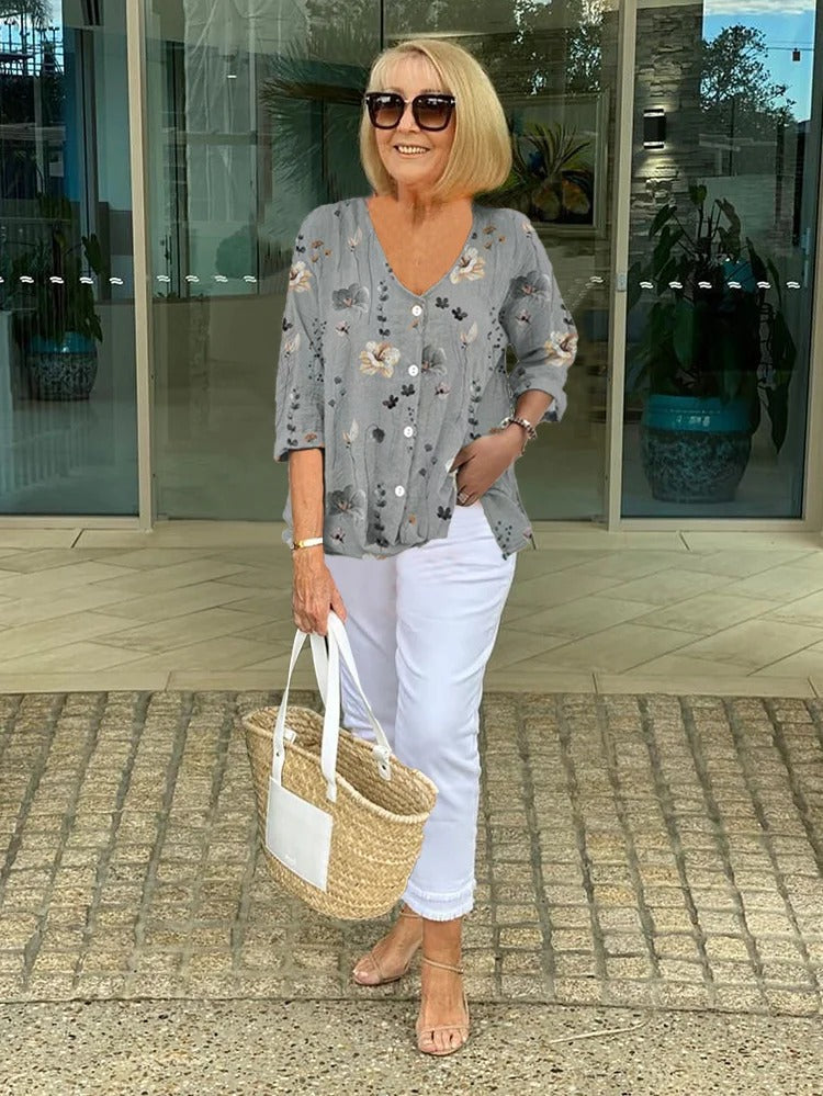 Barbara | Women's and Floral Top