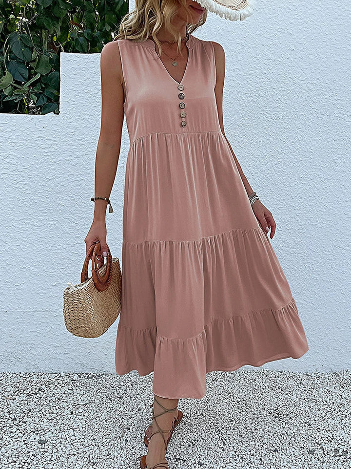 Abigail | Women's Relaxed Elegant Summer Midi Dress