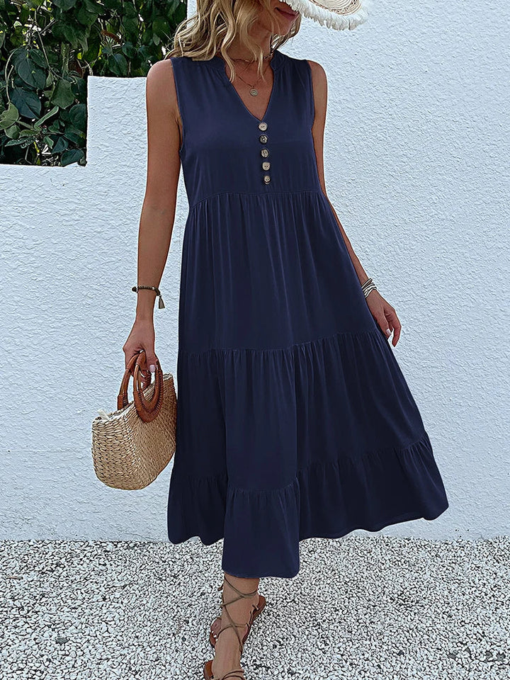 Abigail | Women's Relaxed Elegant Summer Midi Dress