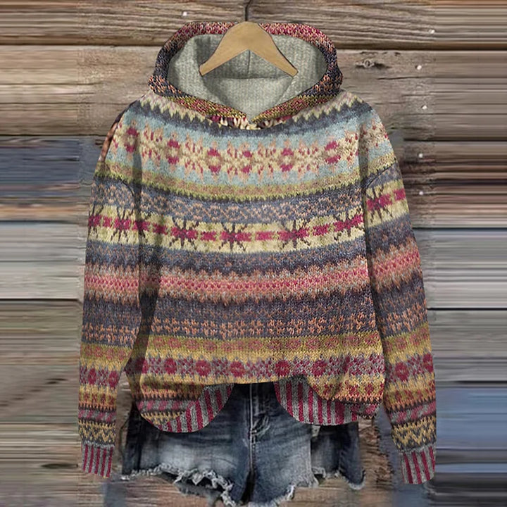 Anja | Women's Longline Cozy Ethnic Jumper