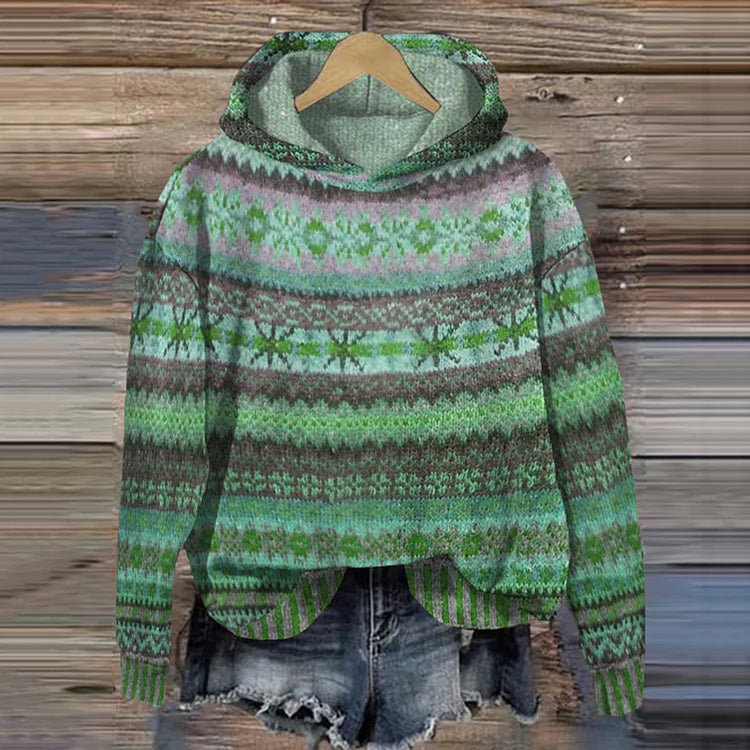 Anja | Women's Longline Cozy Ethnic Jumper