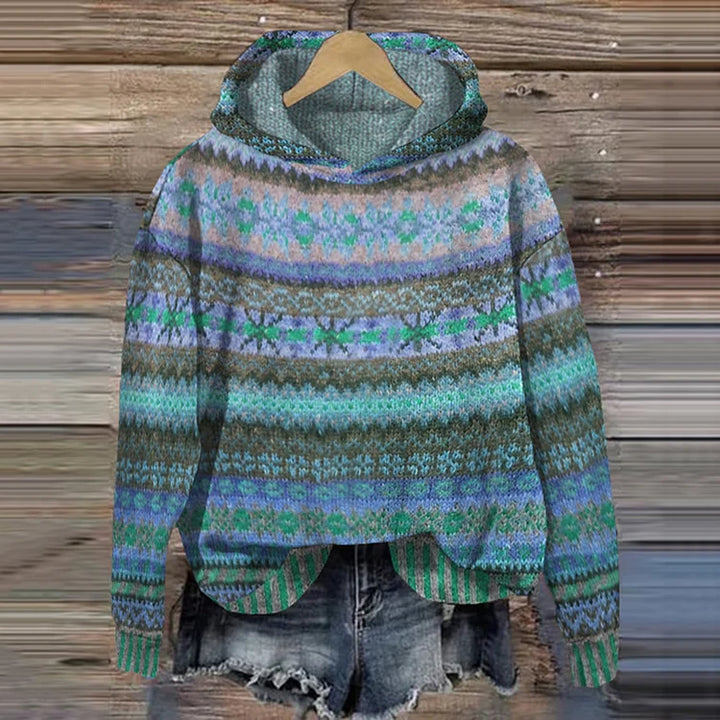 Anja | Women's Longline Cozy Ethnic Jumper