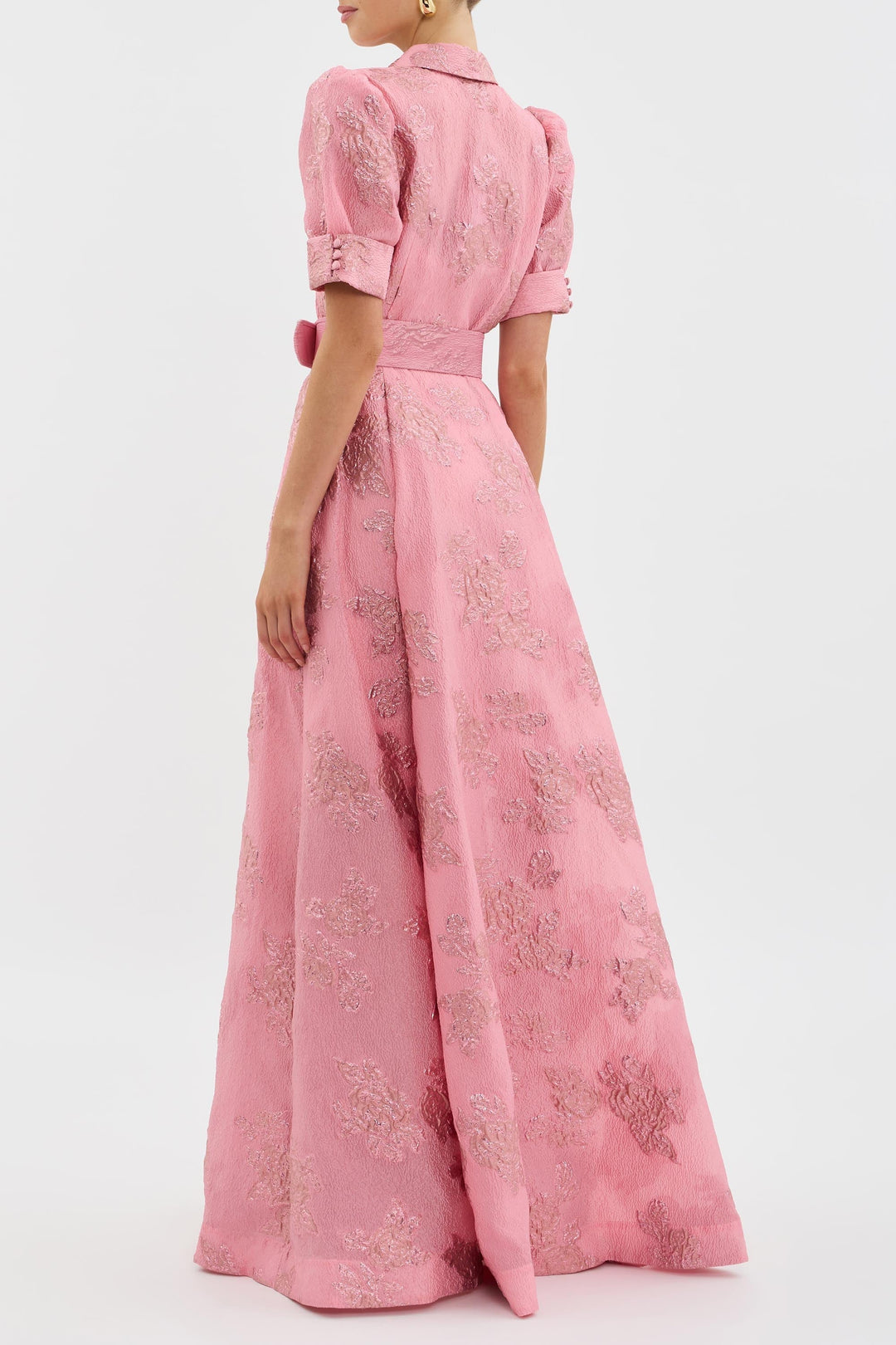 Aria | Women's Floral Short Puff Sleeve Dress