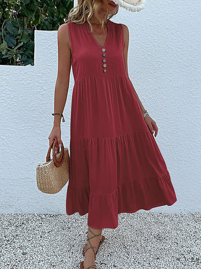 Abigail | Women's Relaxed Elegant Summer Midi Dress