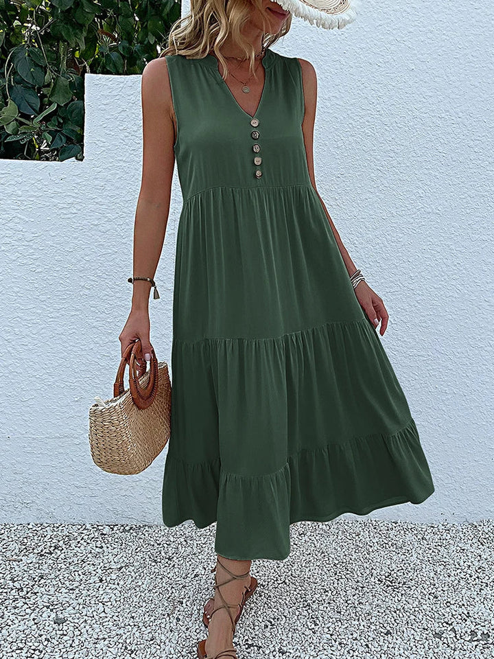 Abigail | Women's Relaxed Elegant Summer Midi Dress