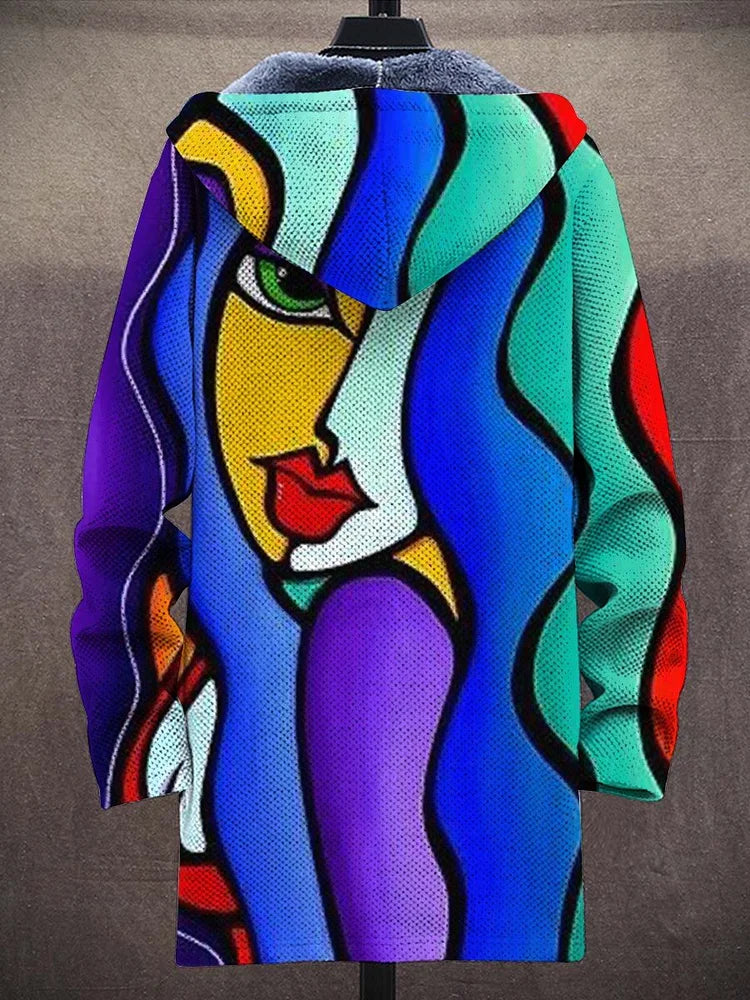 Allira | Longline Luxurious Cardigan with Artistic Inspiration