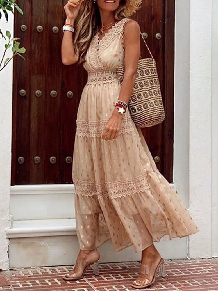 Joanna | Women's Boho Maxi Dress