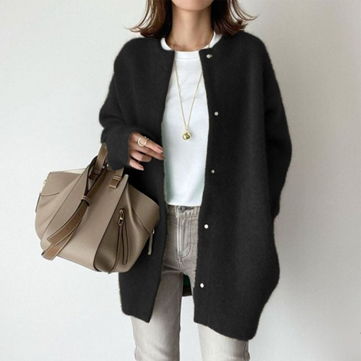 Amanda | Women's Longline Refined Layering Cardigan