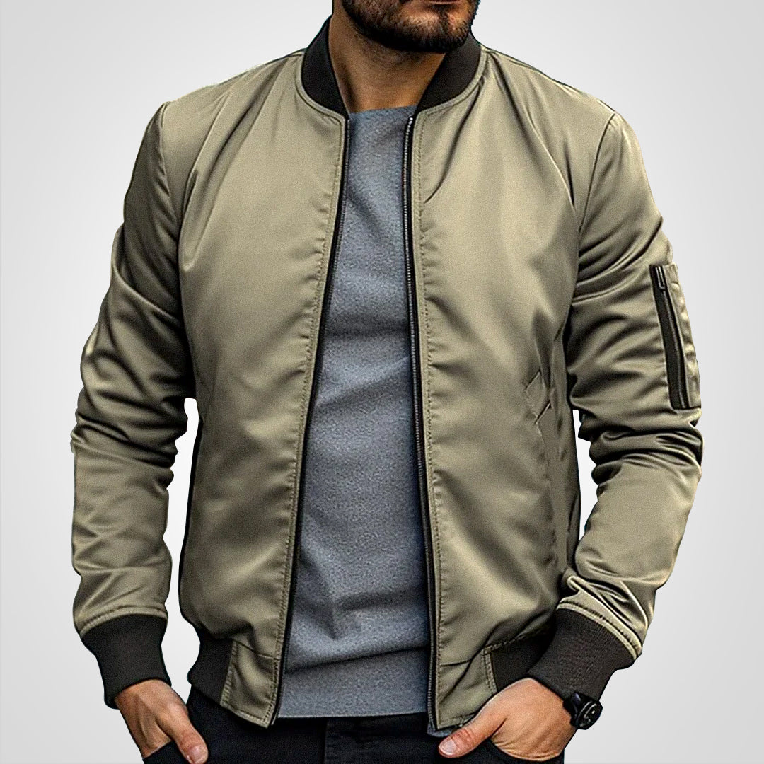 Bob | Men's Timeless Bomber Jacket with Long Sleeve