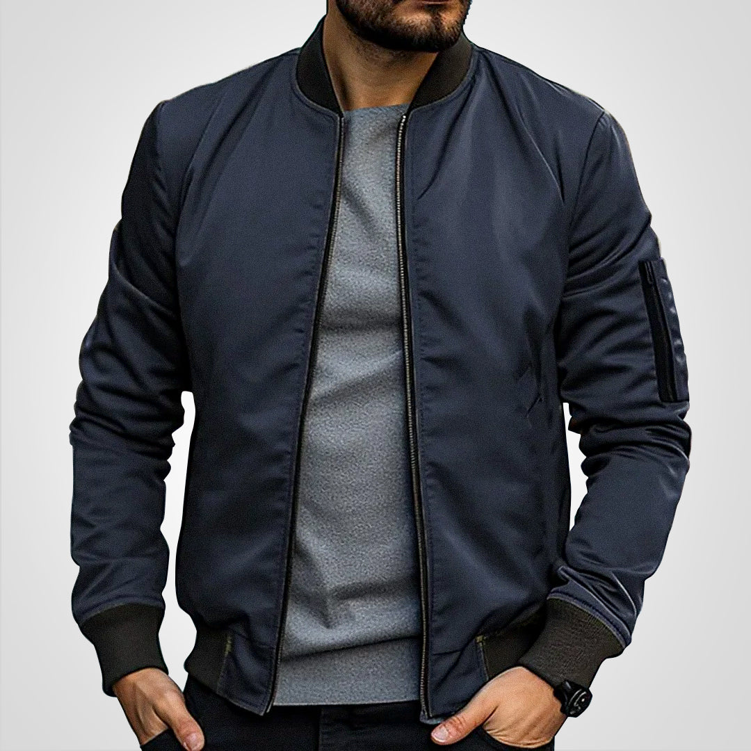 Bob | Men's Timeless Bomber Jacket with Long Sleeve