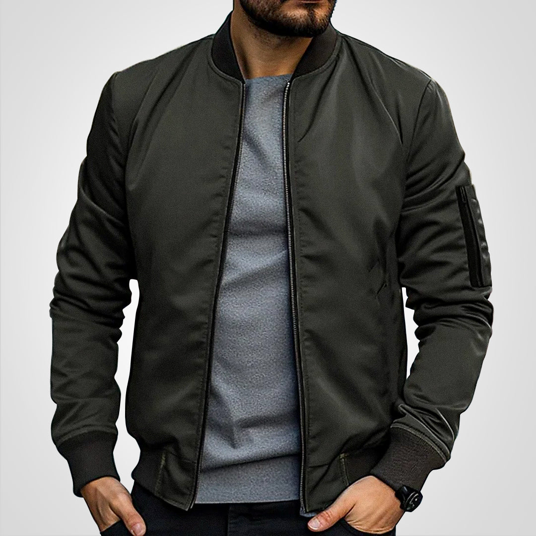 Bob | Men's Timeless Bomber Jacket with Long Sleeve