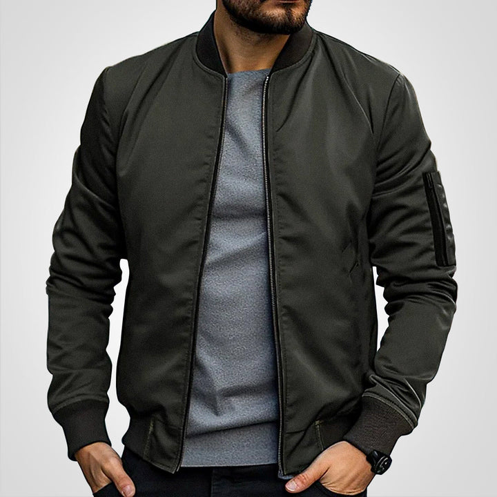 Bob | Men's Timeless Bomber Jacket with Long Sleeve