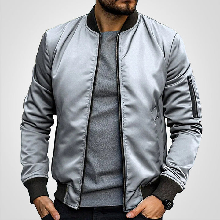 Bob | Men's Timeless Bomber Jacket with Long Sleeve