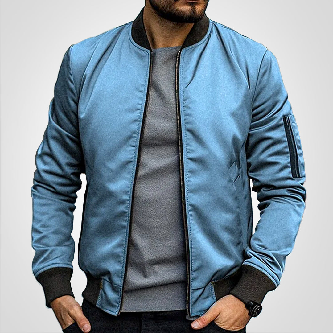 Bob | Men's Timeless Bomber Jacket with Long Sleeve