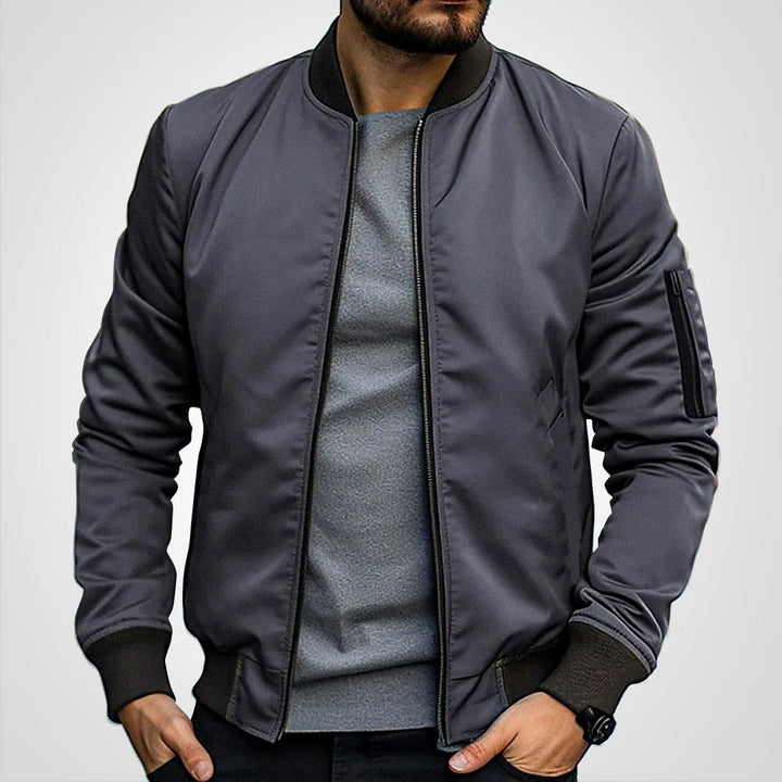 Bob | Men's Timeless Bomber Jacket with Long Sleeve