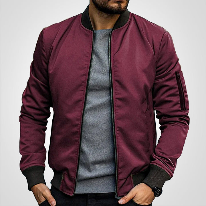 Bob | Men's Timeless Bomber Jacket with Long Sleeve