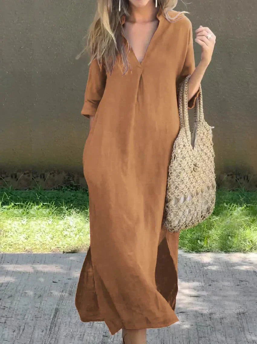 Amalie | Women's Relaxed Casual Maxi Dress