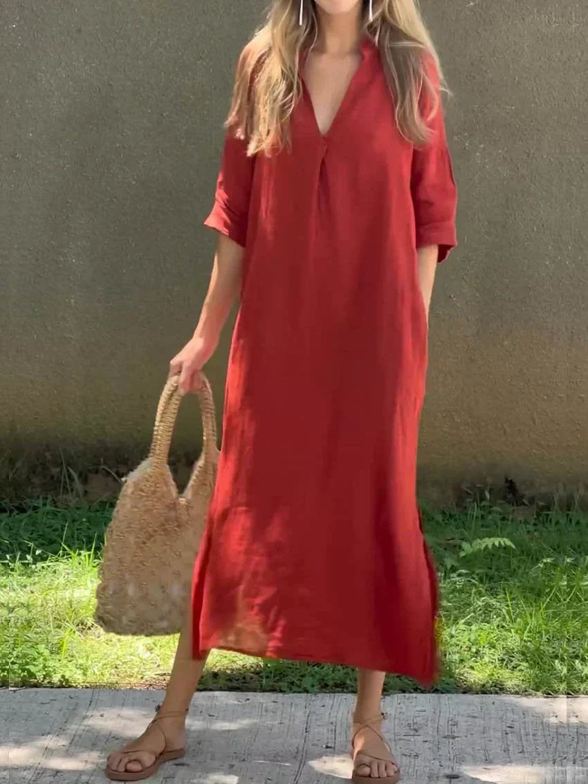 Amalie | Women's Relaxed Casual Maxi Dress