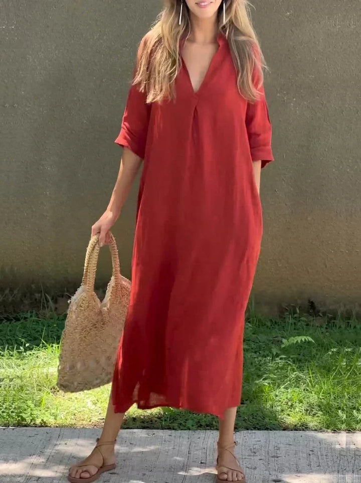 Amalie | Women's Relaxed Casual Maxi Dress