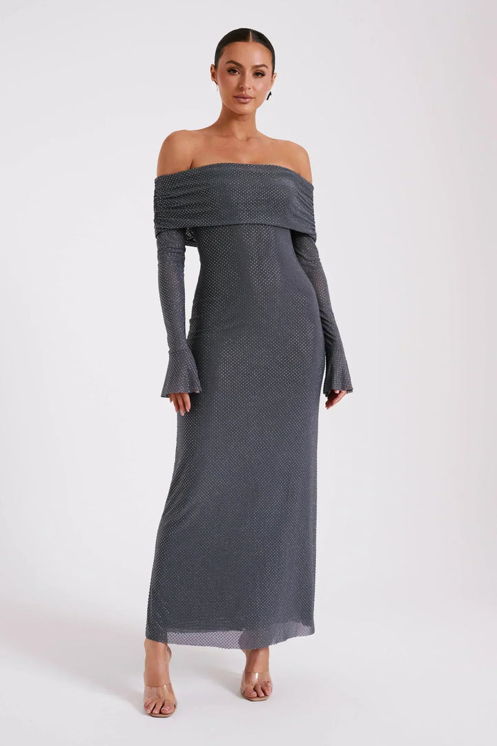 Astella | Women's Spray Maxi Dress with Long Sleeve