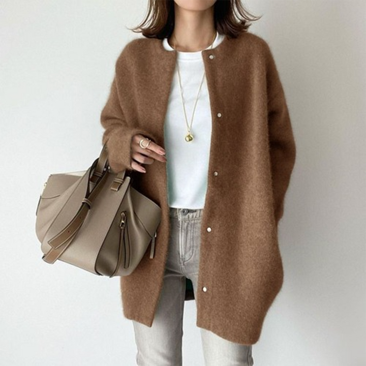 Amanda | Women's Longline Refined Layering Cardigan