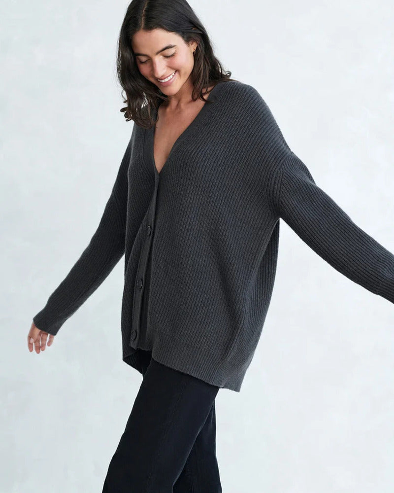 Marian | Women's Longline Relaxed Cozy Cardigan