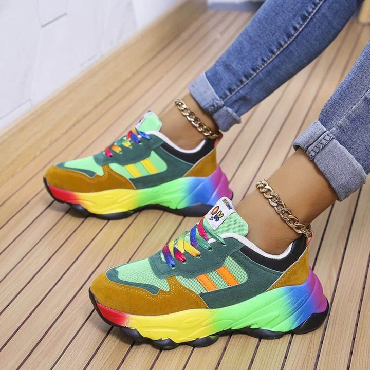 Aurora | Cushioned Lace-Up Orthopedic Women's Trainers