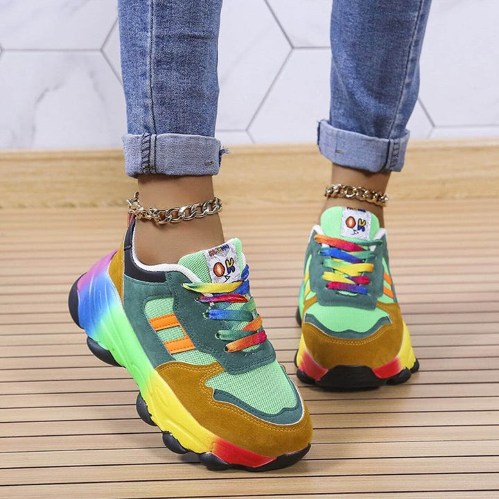 Aurora | Cushioned Lace-Up Orthopedic Women's Trainers