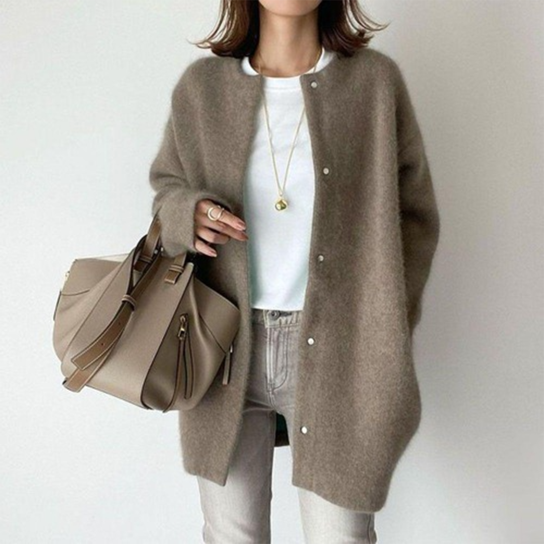 Amanda | Women's Longline Refined Layering Cardigan