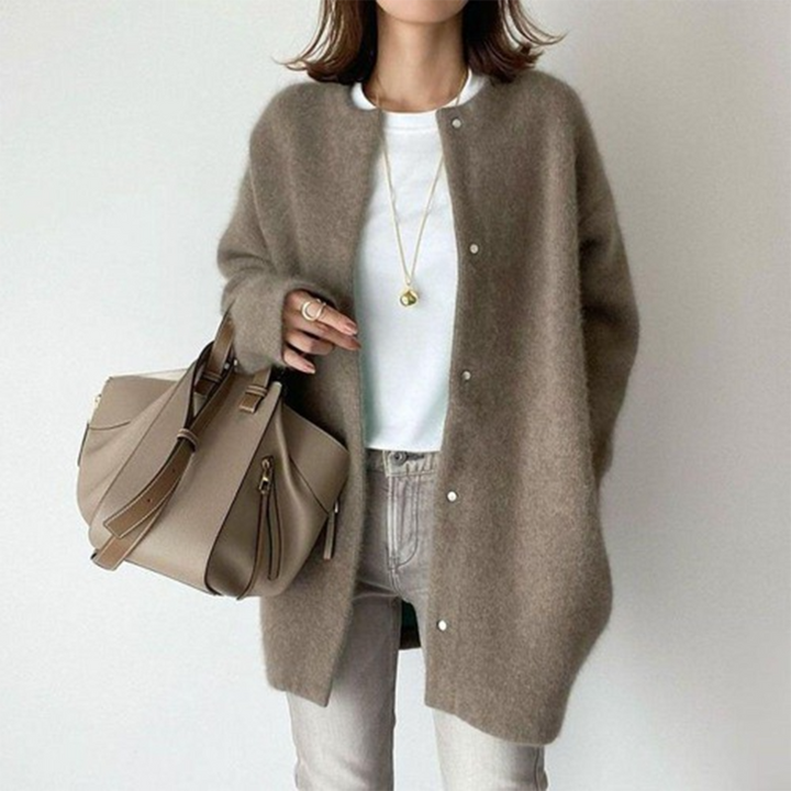 Amanda | Women's Longline Refined Layering Cardigan