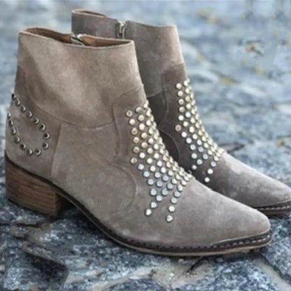 Aina | Studded Edge Boots