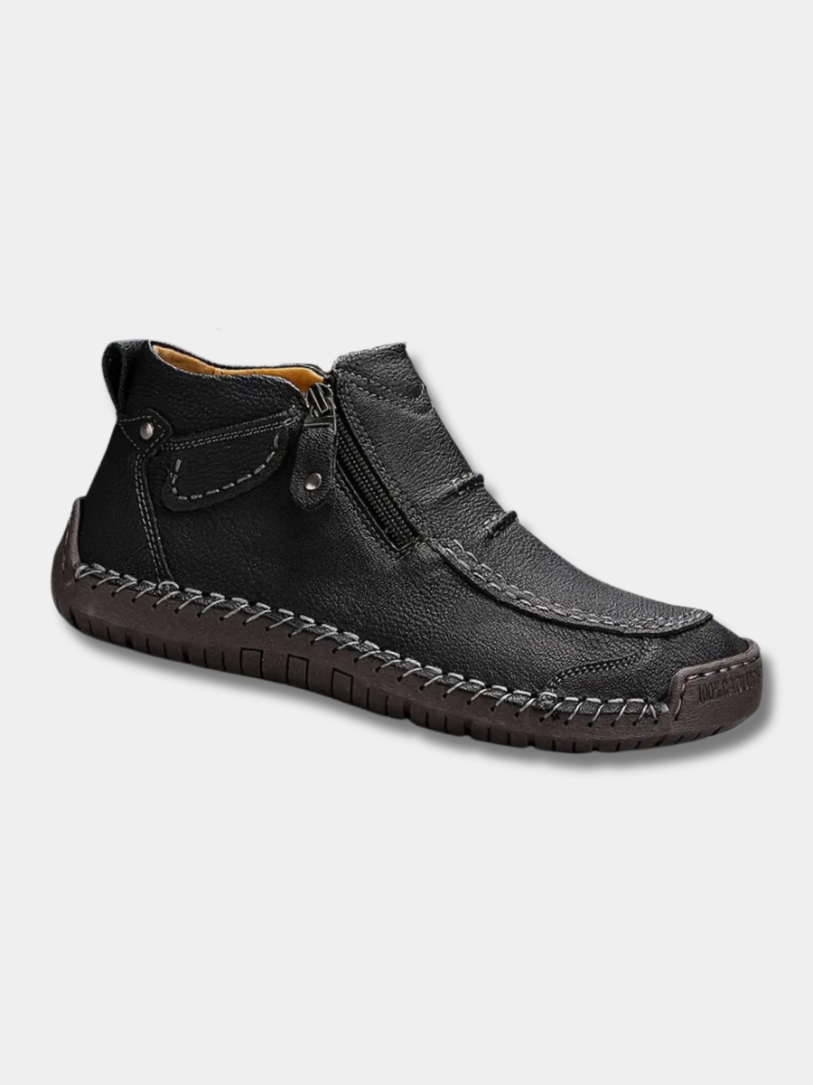 Klaus | Men's Cushioned Lace-Up Ergonomic Orthopedic Shoes