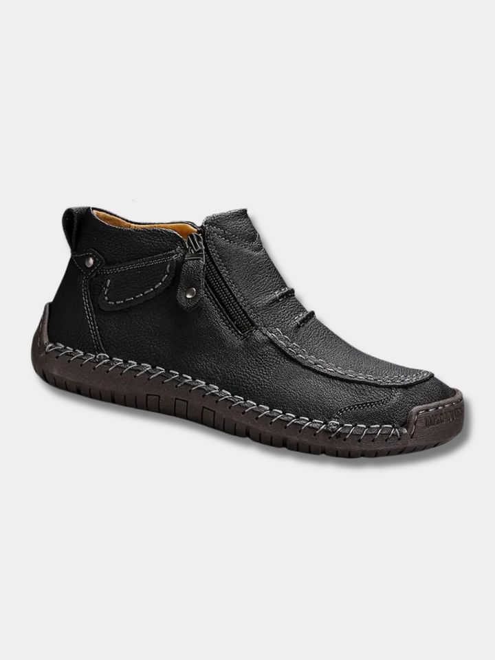 Klaus | Men's Cushioned Lace-Up Ergonomic Orthopedic Shoes