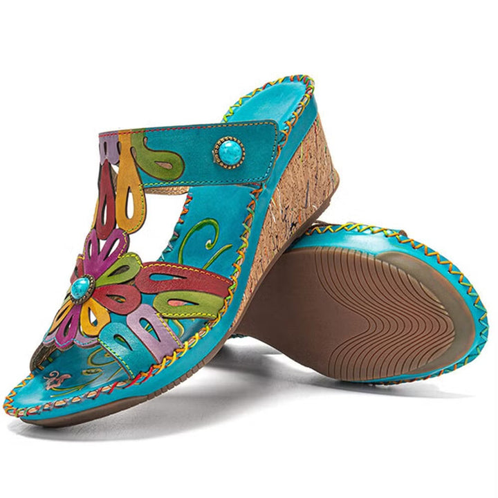 Broceliande | Women's Lightweight Open-Toe Comfortable High-Heeled Orthopedic Sandal