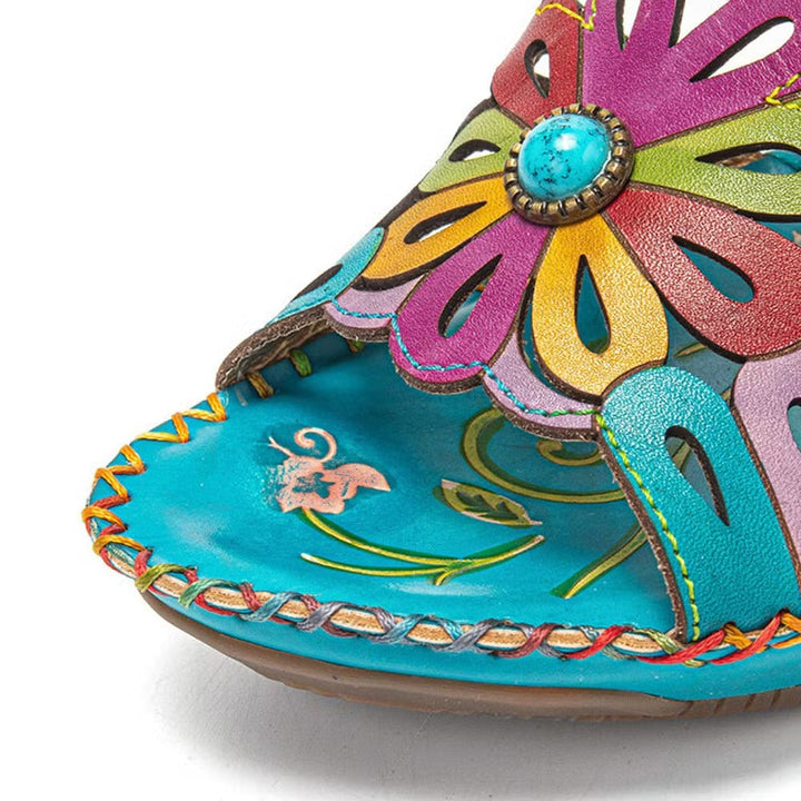 Broceliande | Women's Lightweight Open-Toe Comfortable High-Heeled Orthopedic Sandal