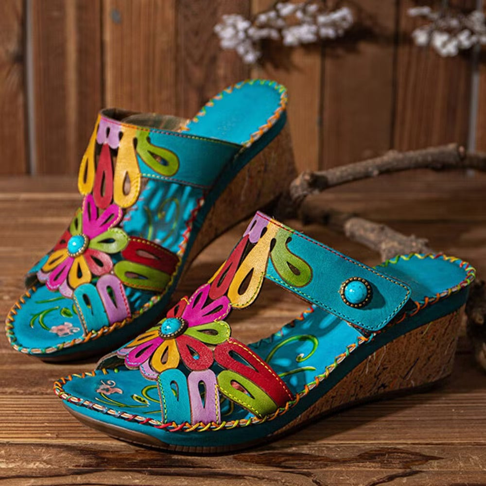 Broceliande | Women's Lightweight Open-Toe Comfortable High-Heeled Orthopedic Sandal