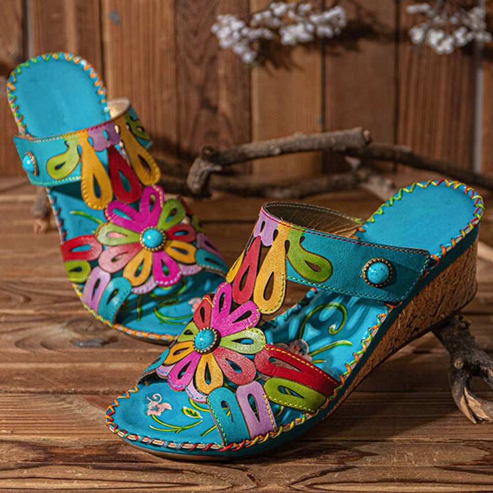 Broceliande | Women's Lightweight Open-Toe Comfortable High-Heeled Orthopedic Sandal