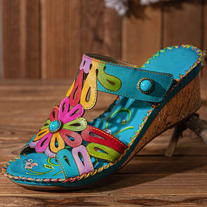 Broceliande | Women's Lightweight Open-Toe Comfortable High-Heeled Orthopedic Sandal