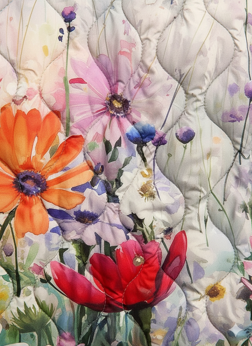 Women's Relaxed Wildflower Meadow Quilted Jacket
